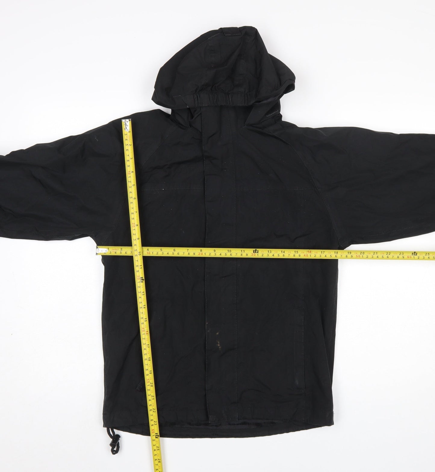 Trespass Boys Black Waterproof Hooded Parka Jacket 11-12 Years