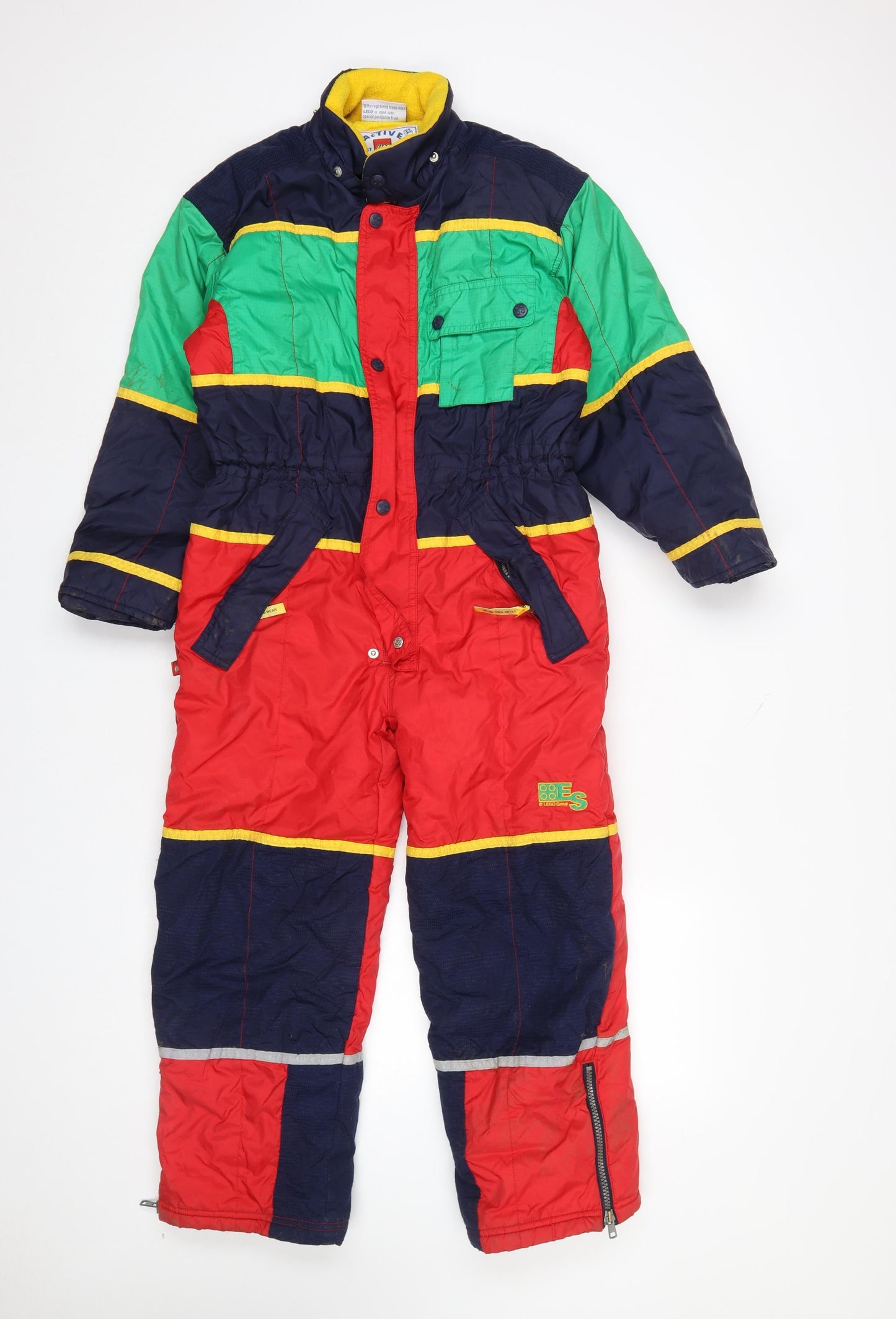 LEGO Boys Multicoloured 8 Years Ski Snowsuit Winter Nylon Padded Outerwear