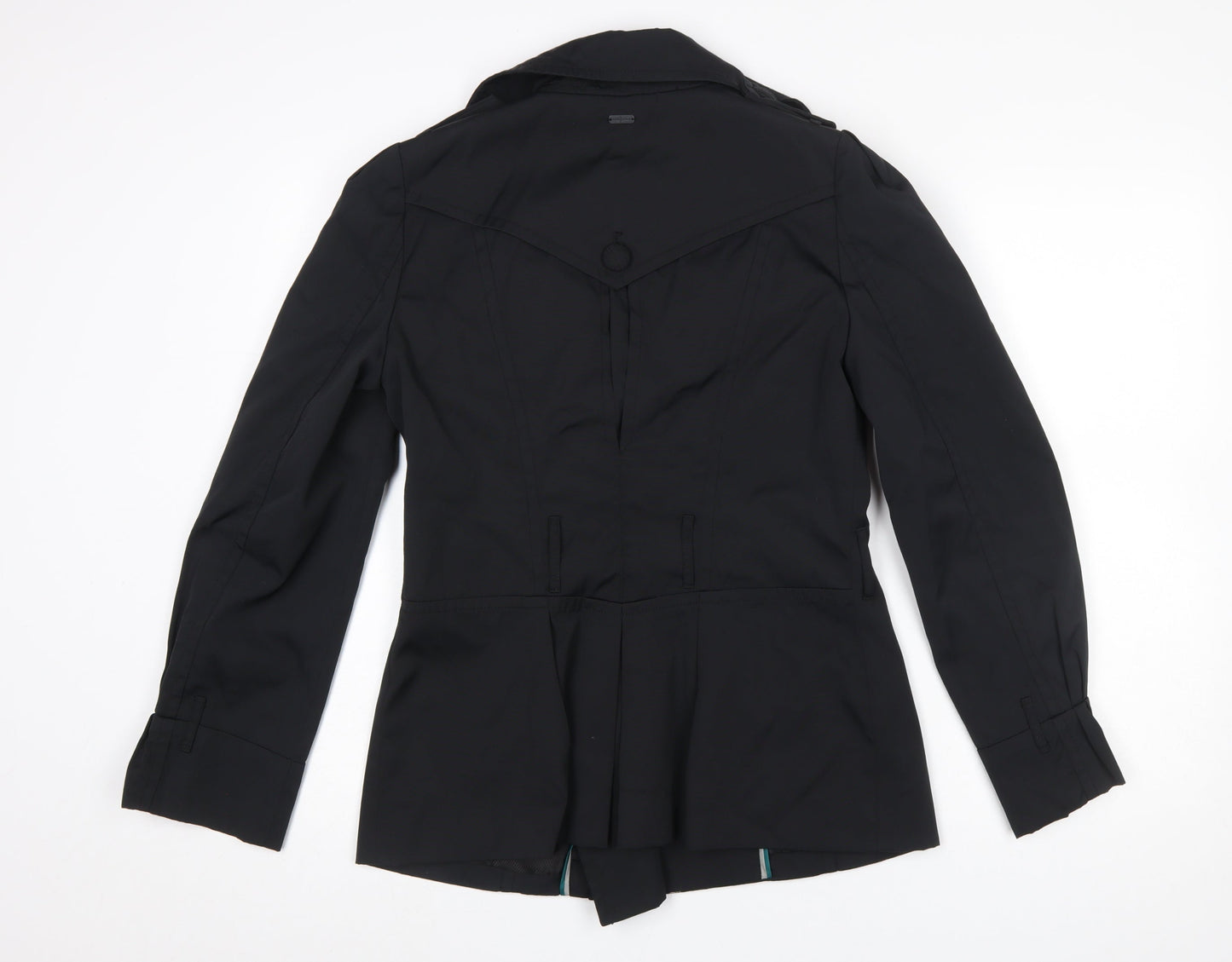 Jasper Conran Women's Black Pea Coat Style Jacket Size 10