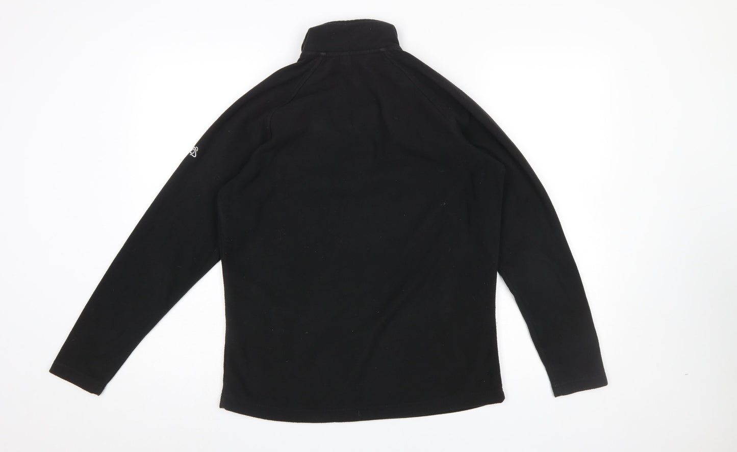 Craghoppers Womens Black Fleece 1/2 Zip Pullover Sweatshirt UK 12