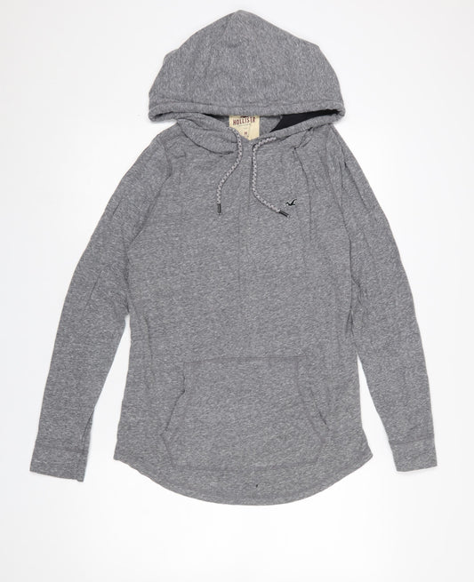 Hollister Men’s Grey Pullover Hoodie Medium Regular Fit
