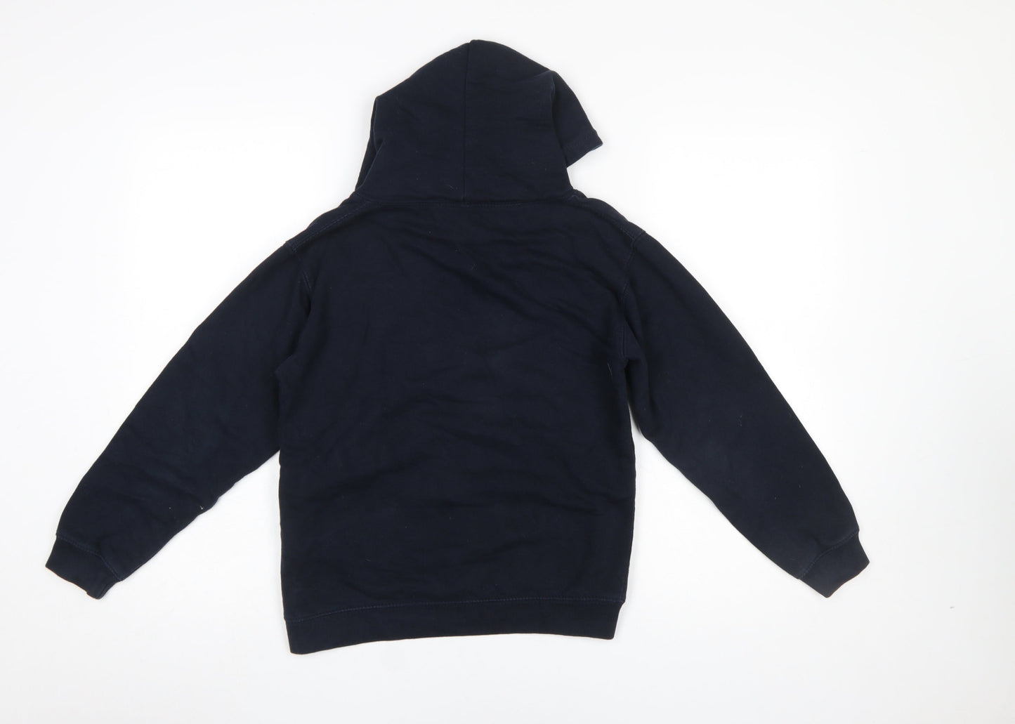 Just Hoods Boys Navy BMX Racer Pullover Hoodie Size L (9-11 Years)