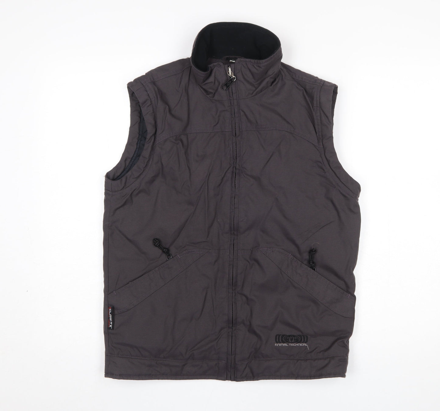 Animal Men's Grey Technical Softshell Bodywarmer Waistcoat S