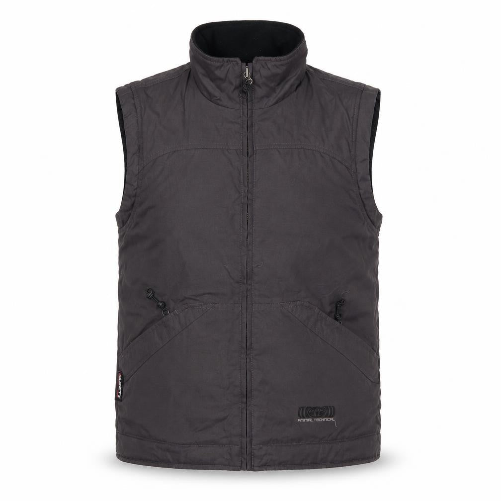 Animal Men's Grey Technical Softshell Bodywarmer Waistcoat S