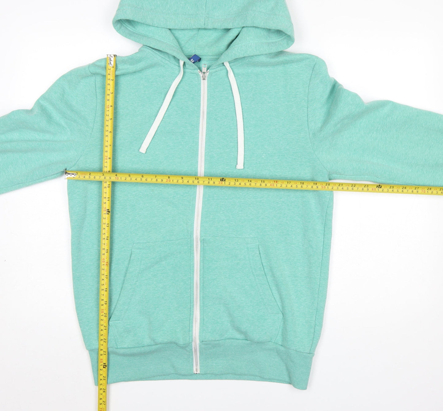 H&M Divided Men's Green Full Zip Hoodie Size M