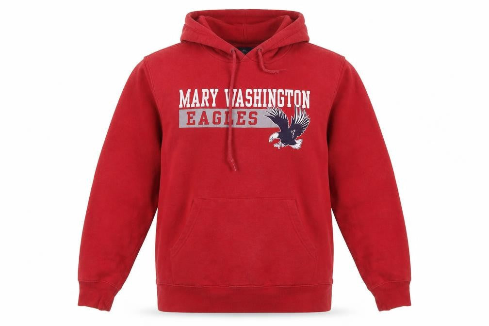 Jansport Red Mary Washington Eagles Hoodie Womens M Cotton Blend