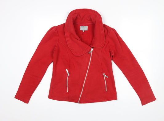 Marks and Spencer Per Una Women’s Red Full Zip Sweatshirt Jacket Size S
