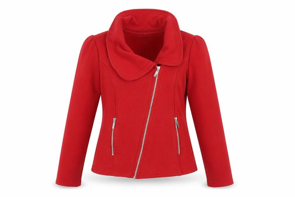 Marks & Spencer Per Una Women’s Red Full Zip Sweatshirt Jacket Size S