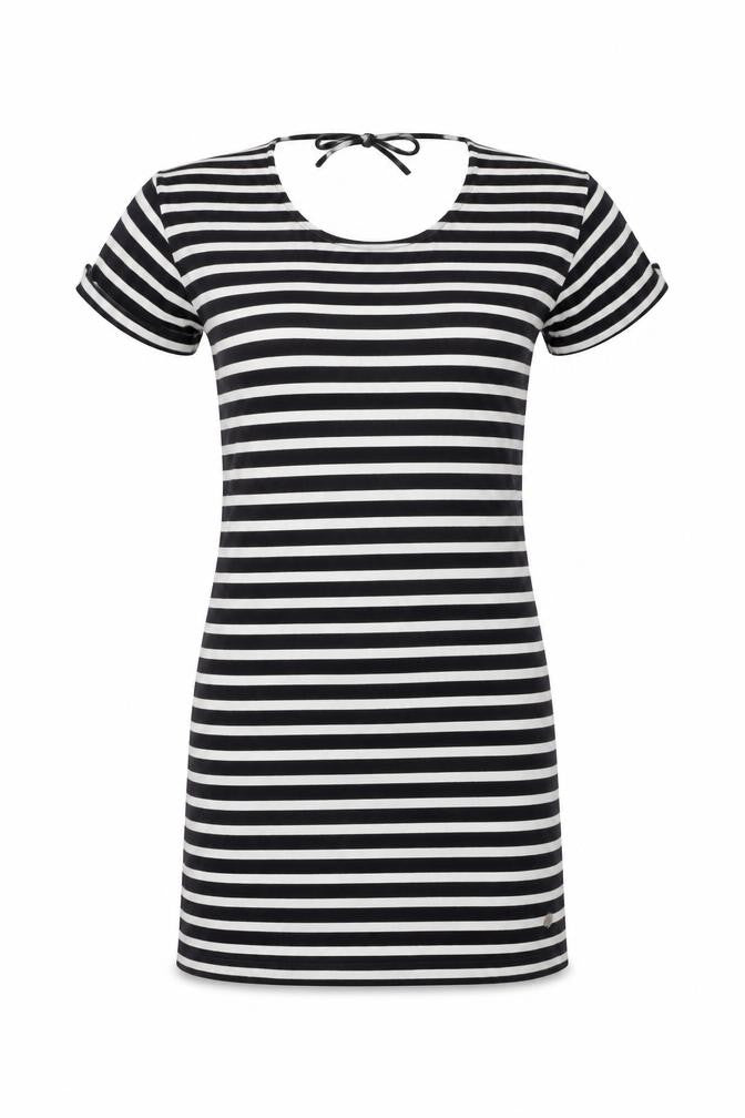 L.O.G.G. Women's Multicoloured XS T-Shirt Dress Nautical Cotton