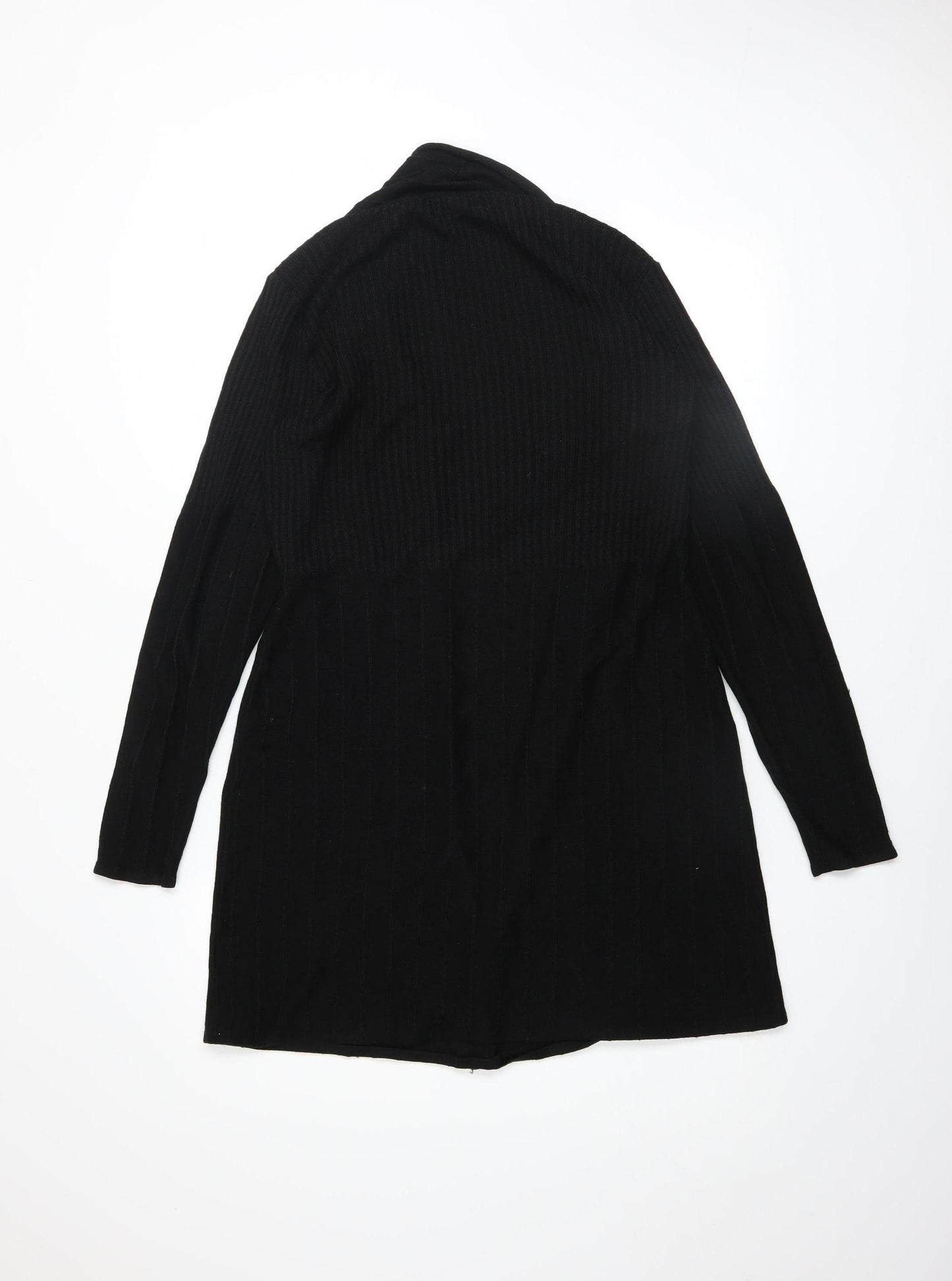 Monsoon Women’s Black Long Sleeve Knit Open Cardigan Size M