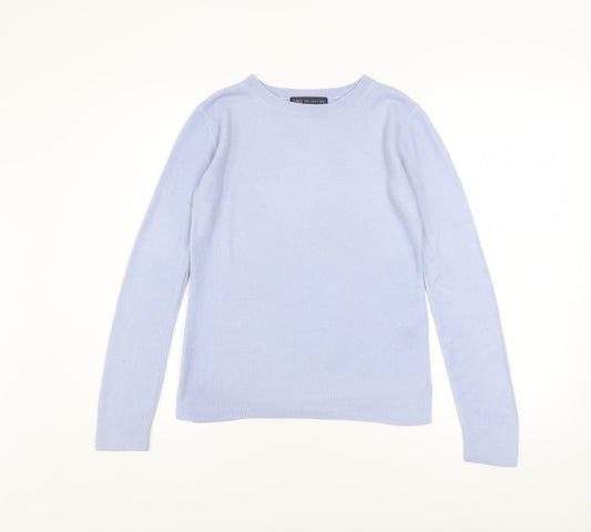 Marks and Spencer Women’s Blue Crew Neck Pullover Jumper Size 6