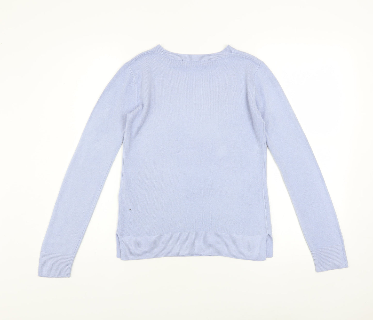 Marks and Spencer Women’s Blue Crew Neck Pullover Jumper Size 6