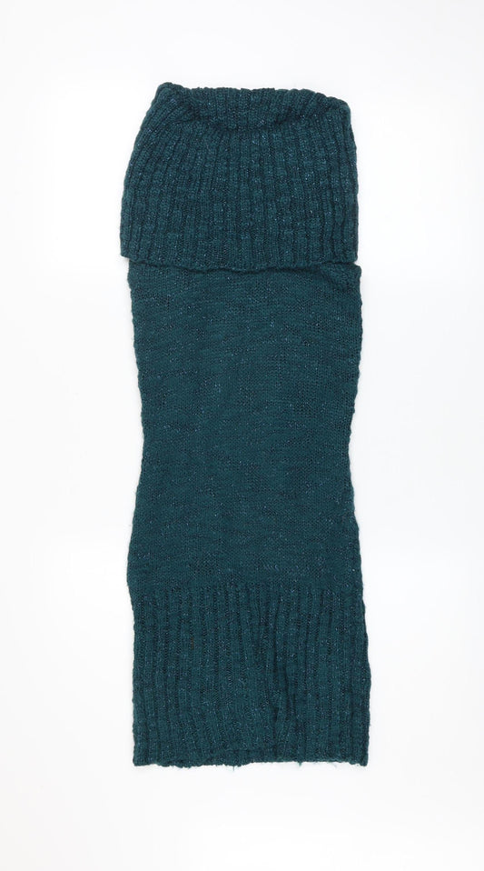 Joe Browns Women’s Green Knit Jumper Dress Size M Sleeveless Stretch Winter