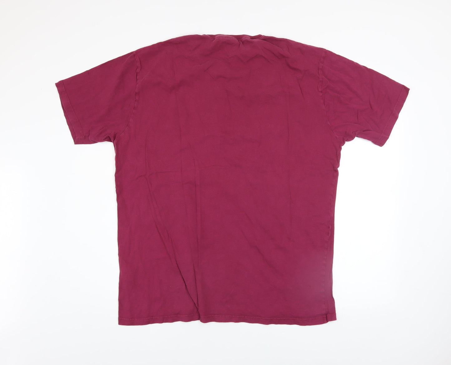 West Ham United Men's Red Cotton 3XL Short Sleeve T-Shirt