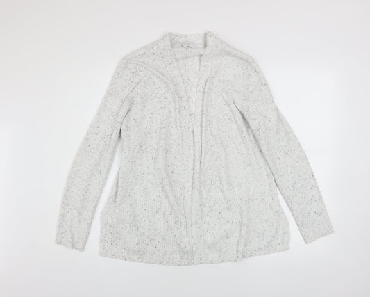Verve Ami Women’s Grey Knit Long Sleeve Open Cardigan L