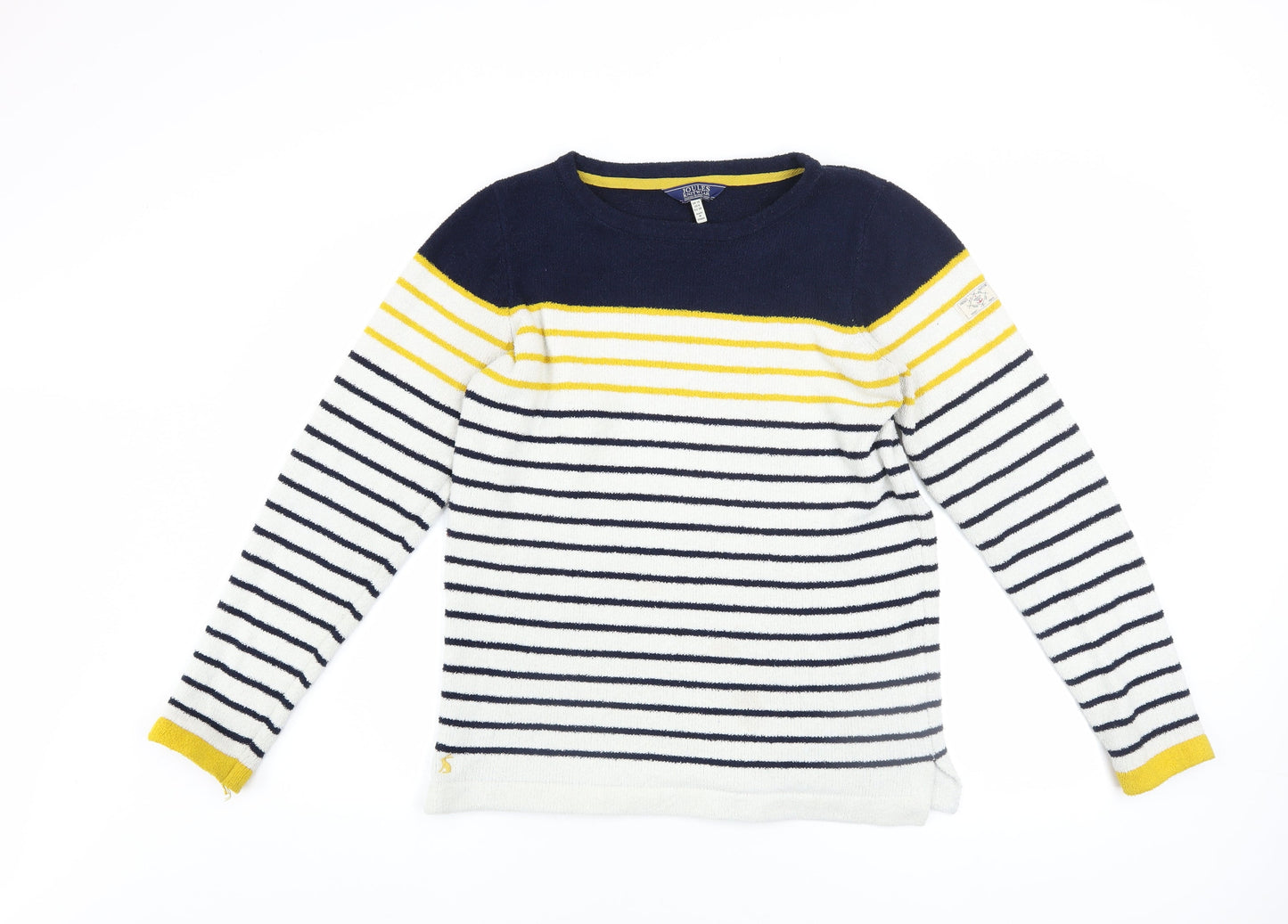 Joules Women’s Multicoloured Striped Pullover Jumper Size 10