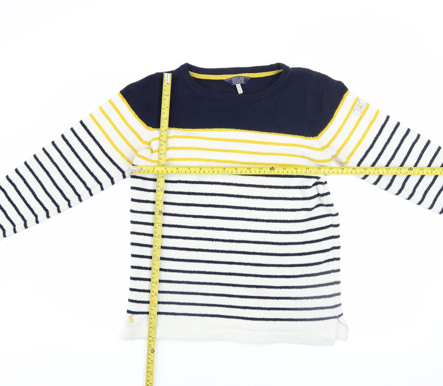 Joules Women’s Multicoloured Striped Pullover Jumper Size 10