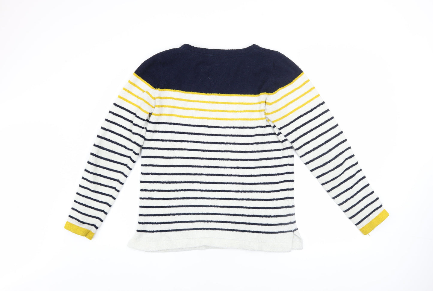 Joules Women’s Multicoloured Striped Pullover Jumper Size 10