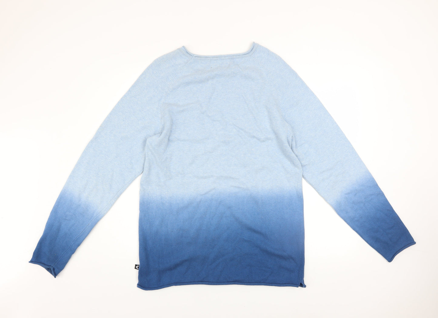 HSD Kirra Australia Men Blue Cotton Crew Neck Pullover Jumper Medium