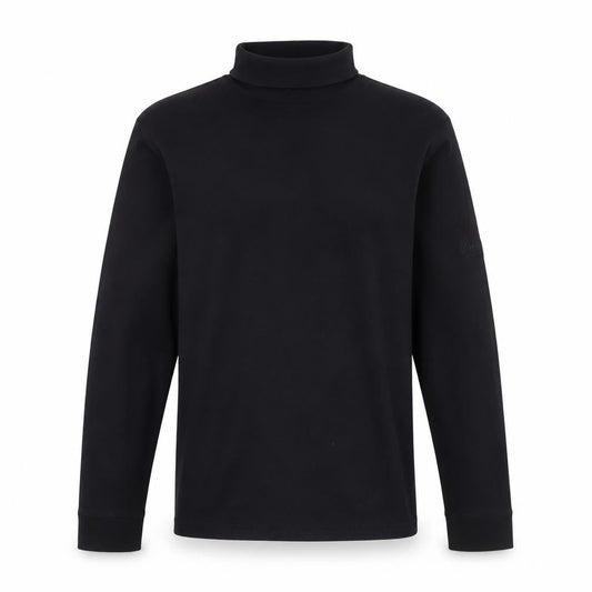 Cotton Traders Men's Black Roll Neck Long Sleeve Top Size M