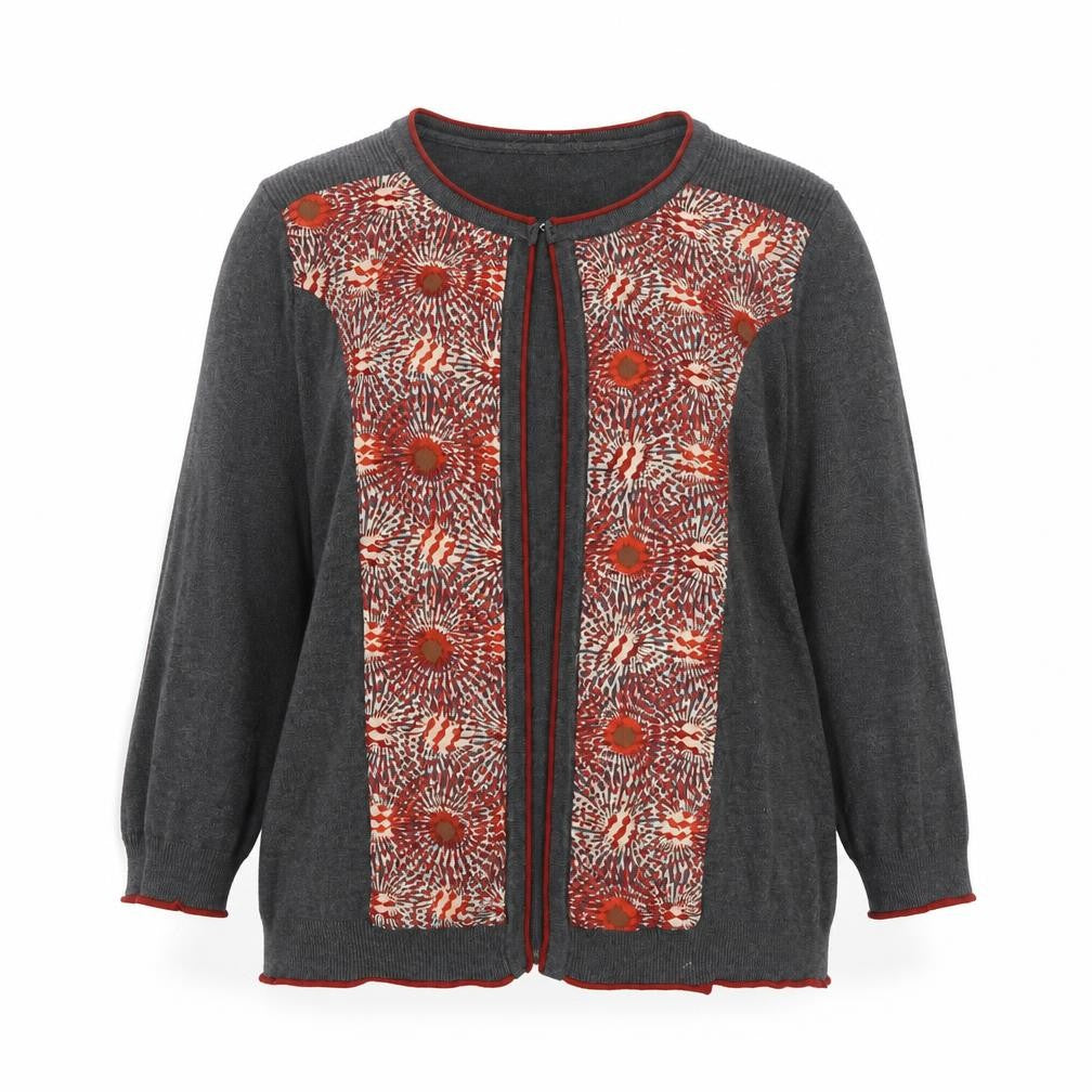 Marks & Spencer Per Una Women's Grey Floral Cardigan Size 14