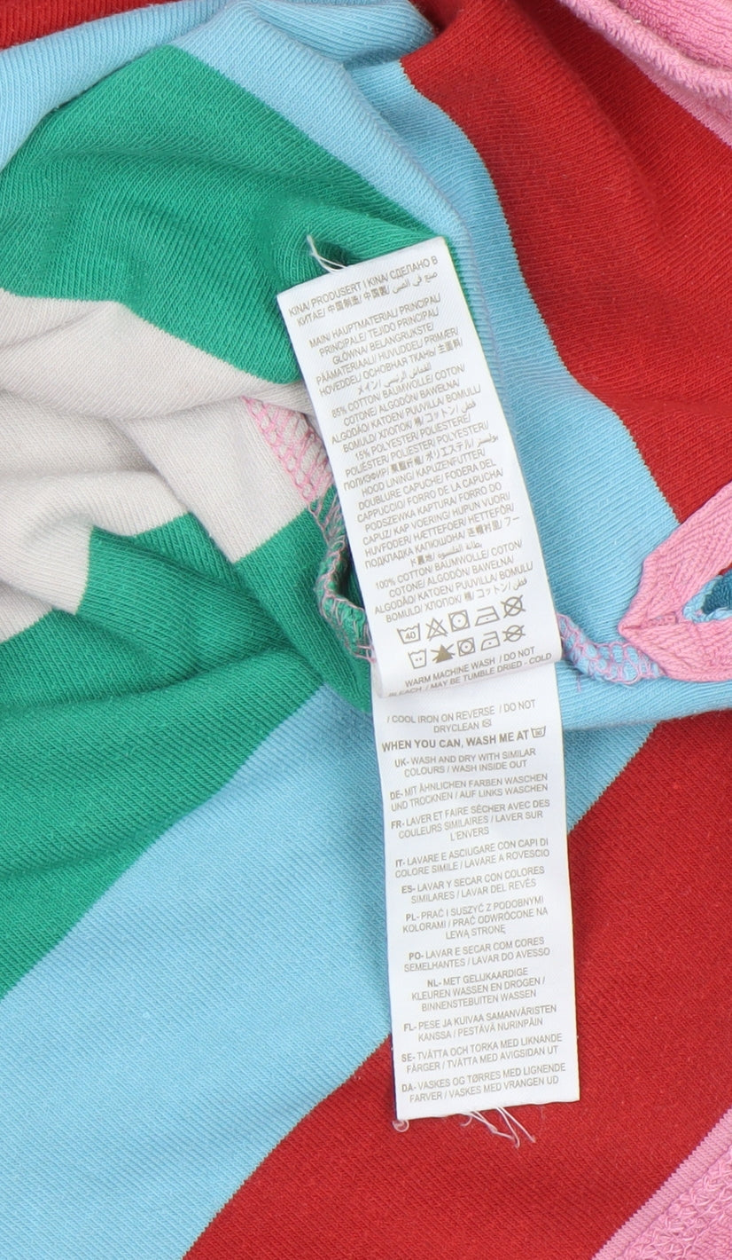 Boden Girls Multicoloured Hooded Terry Robe 13-14 Years Cotton Blend