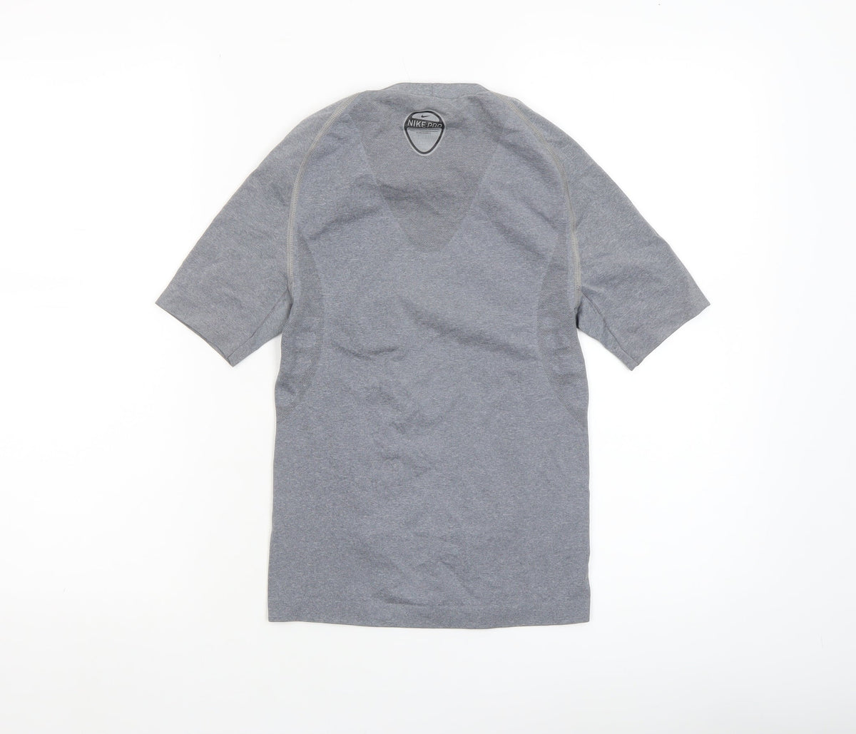 Nike Women’s Grey Seamless Dri-Fit Short Sleeve T-Shirt Size M