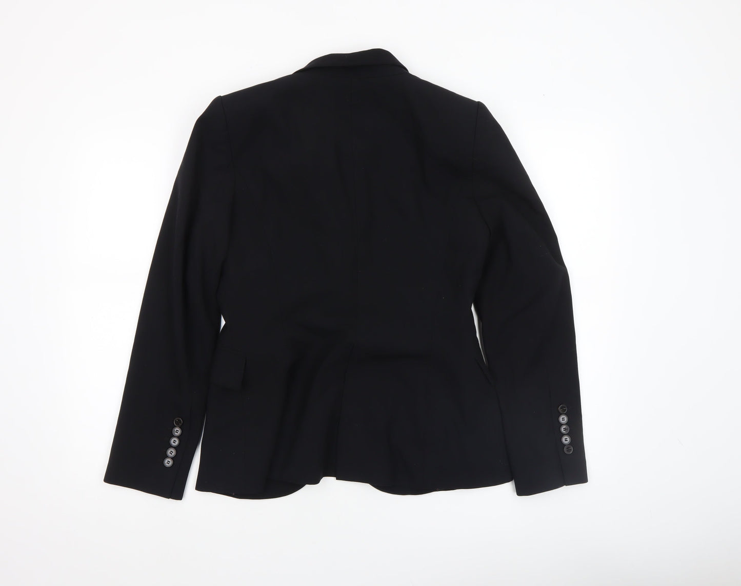 Zara Woman Black Slim Fit Single-Breasted Blazer Size 10