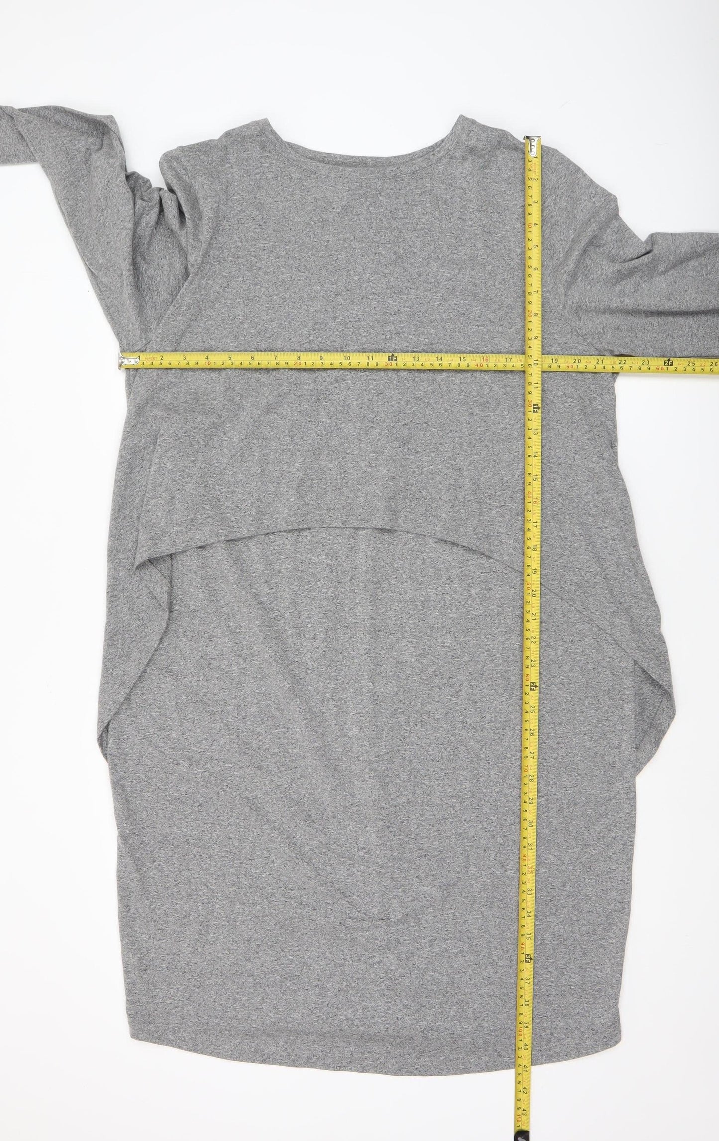 Blooming Marvellous Women’s Grey Maternity Shift Dress Size 20 Long Sleeve