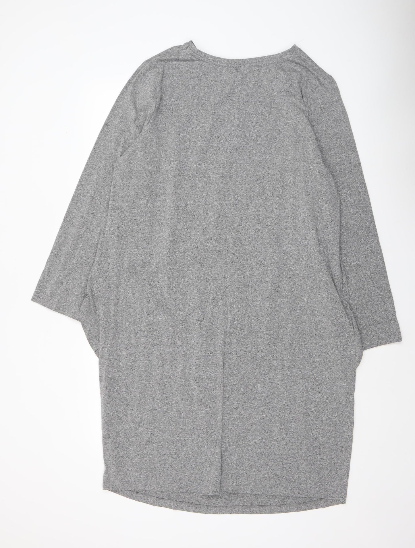 Blooming Marvellous Women’s Grey Maternity Shift Dress Size 20 Long Sleeve