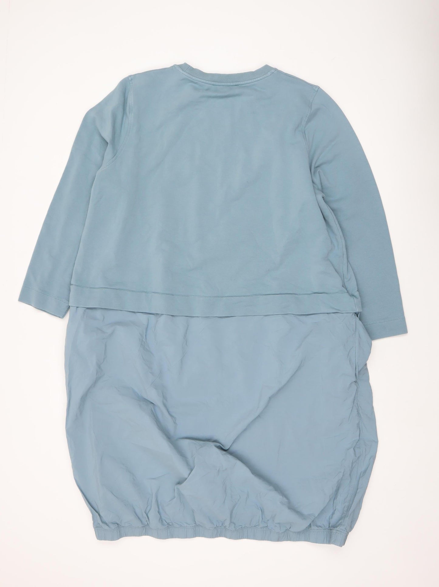 Carolyn Donnelly The Edit Women Blue XL Bubble Hem Casual Dress