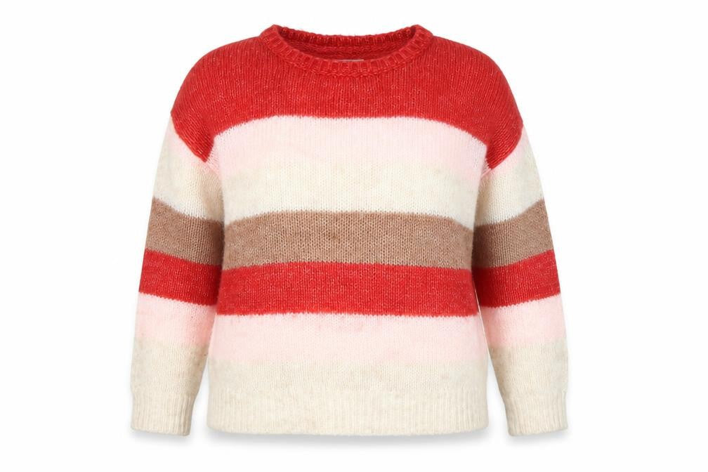 Fat Face Women's Multicoloured Striped Knit Jumper Size 14