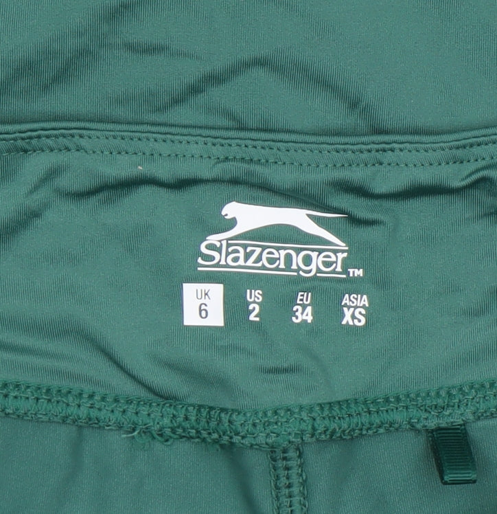 Slazenger Women’s Green UK 6 Athletic Skort Stretch Sportswear
