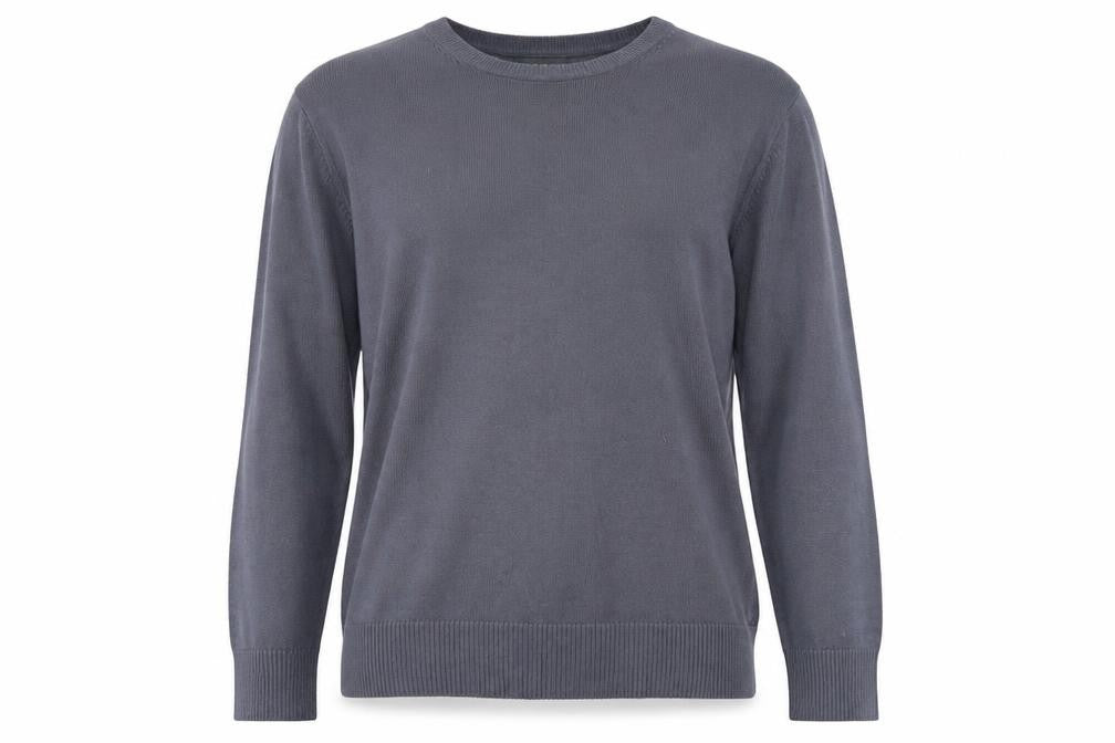 Le Shark Men's Grey L Pullover Crew Neck Acrylic Jumper