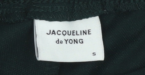 Jacqueline de Yong Women’s Green Tapered Elastic Waist Trousers Size S
