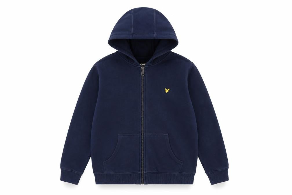 Lyle & Scott Boys Blue Full Zip Hoodie 12-13 Years Cotton Blend