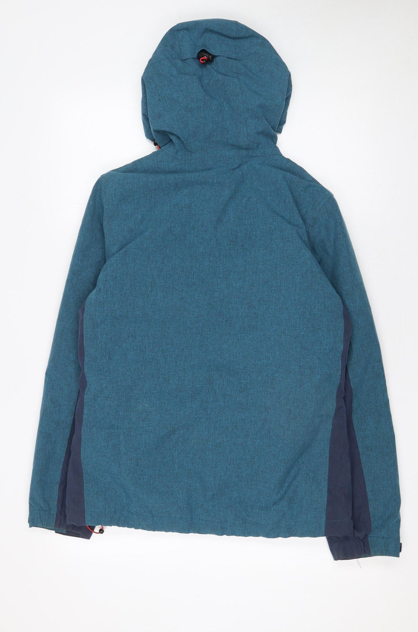 The Edge Women's Blue Waterproof Ski Jacket Size 8 Hooded Outdoor Coat