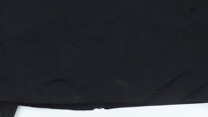 Brand and care label for Threadboys boys’ black hooded rain coat jacket 11-12 years water resistant