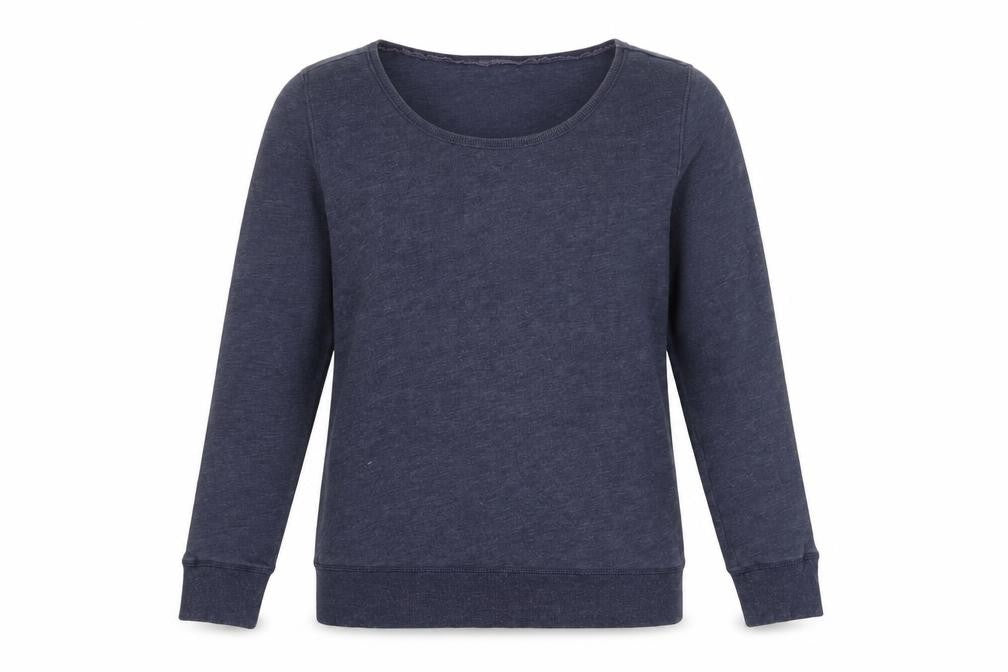 FatFace Womens Navy Blue Pullover Sweatshirt Size 6 Cotton Blend