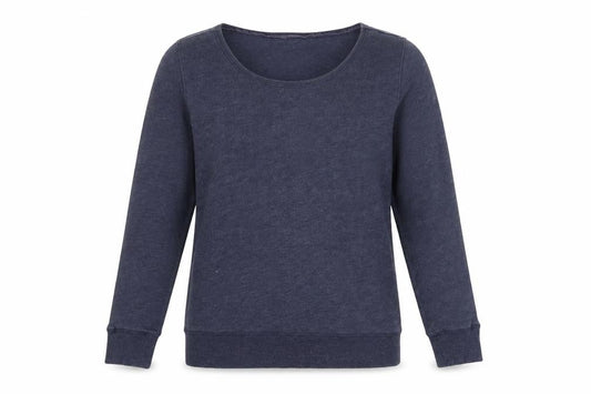 FatFace Womens Navy Blue Pullover Sweatshirt Size 6 Cotton Blend