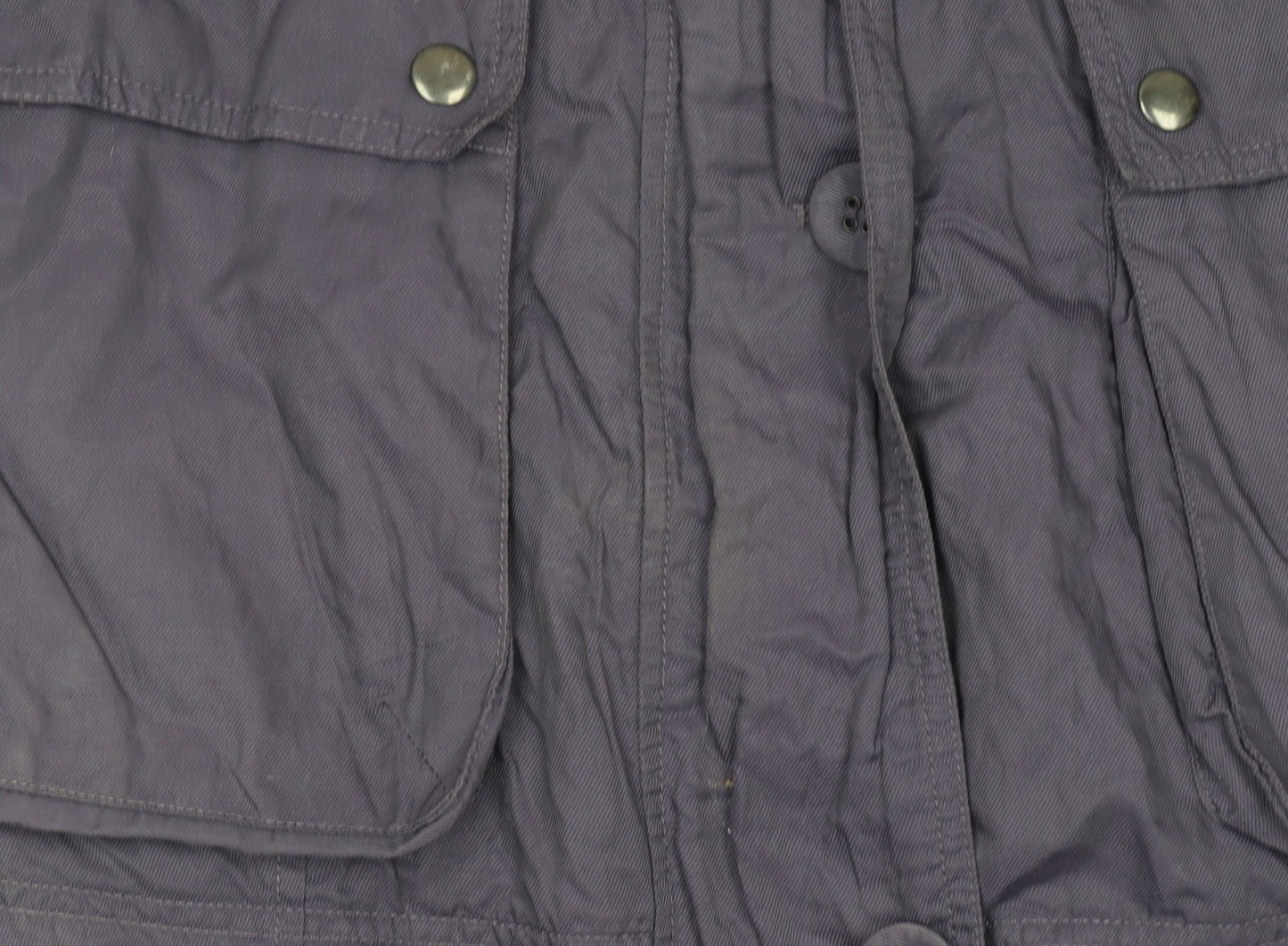 Marks and Spencer Women’s Purple Hooded Parka Coat Size S