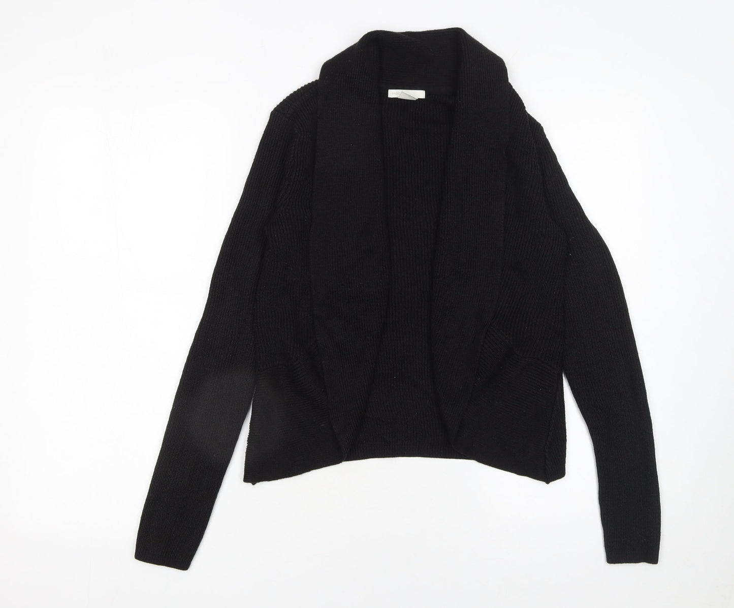 H&M Women’s Black Long Sleeve Open Knit Cardigan Size S