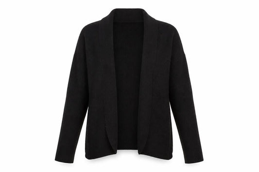 H&M Women’s Black Long Sleeve Open Knit Cardigan Size S