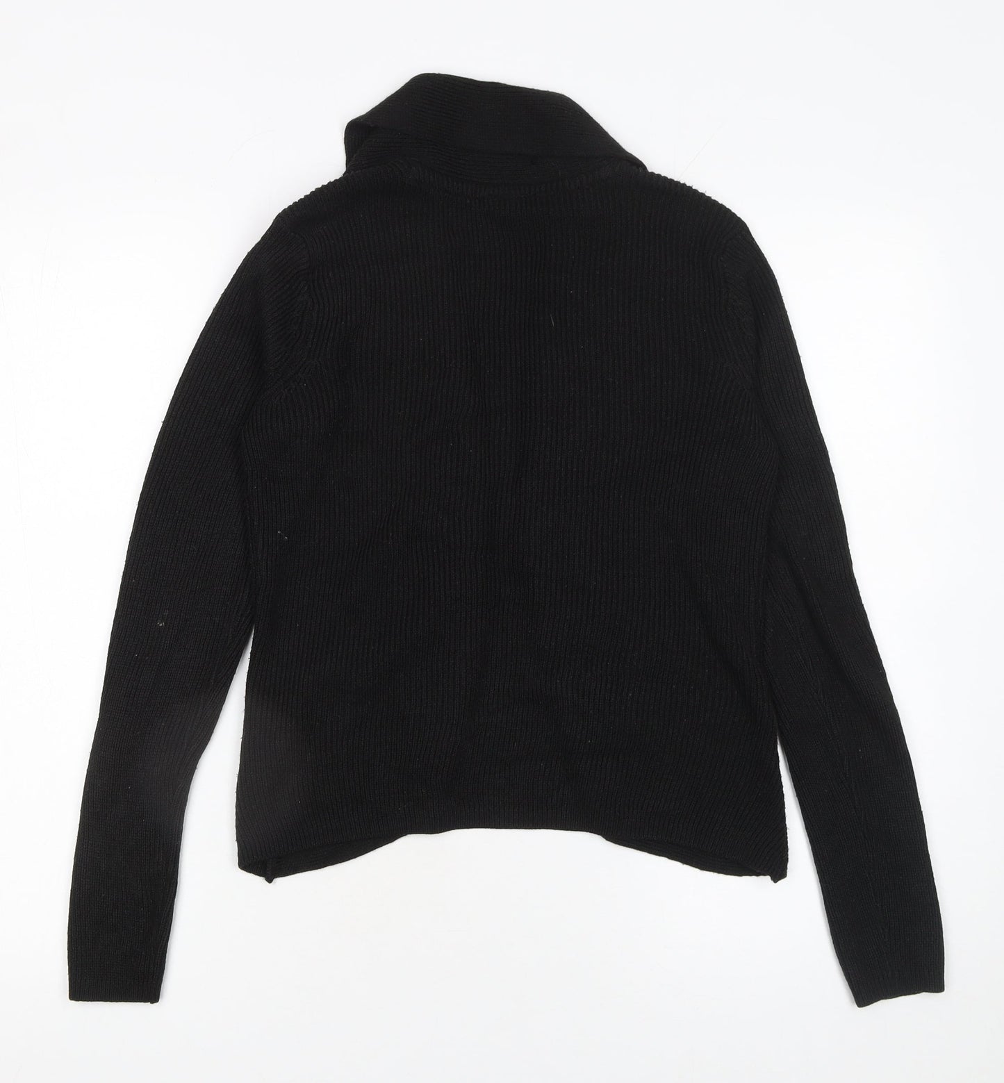 H&M Women’s Black Long Sleeve Open Knit Cardigan Size S