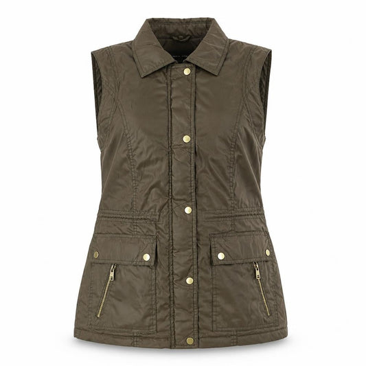 Dorothy Perkins Women’s Green Collared Waistcoat Size 12