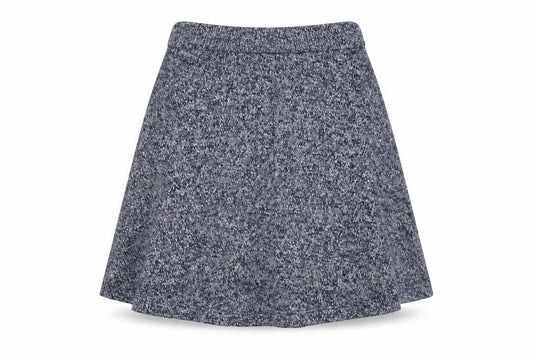 Topshop Women's Blue Knit A-Line Short Skirt Size 6