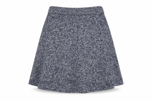 Topshop Women's Blue Knit A-Line Short Skirt Size 6