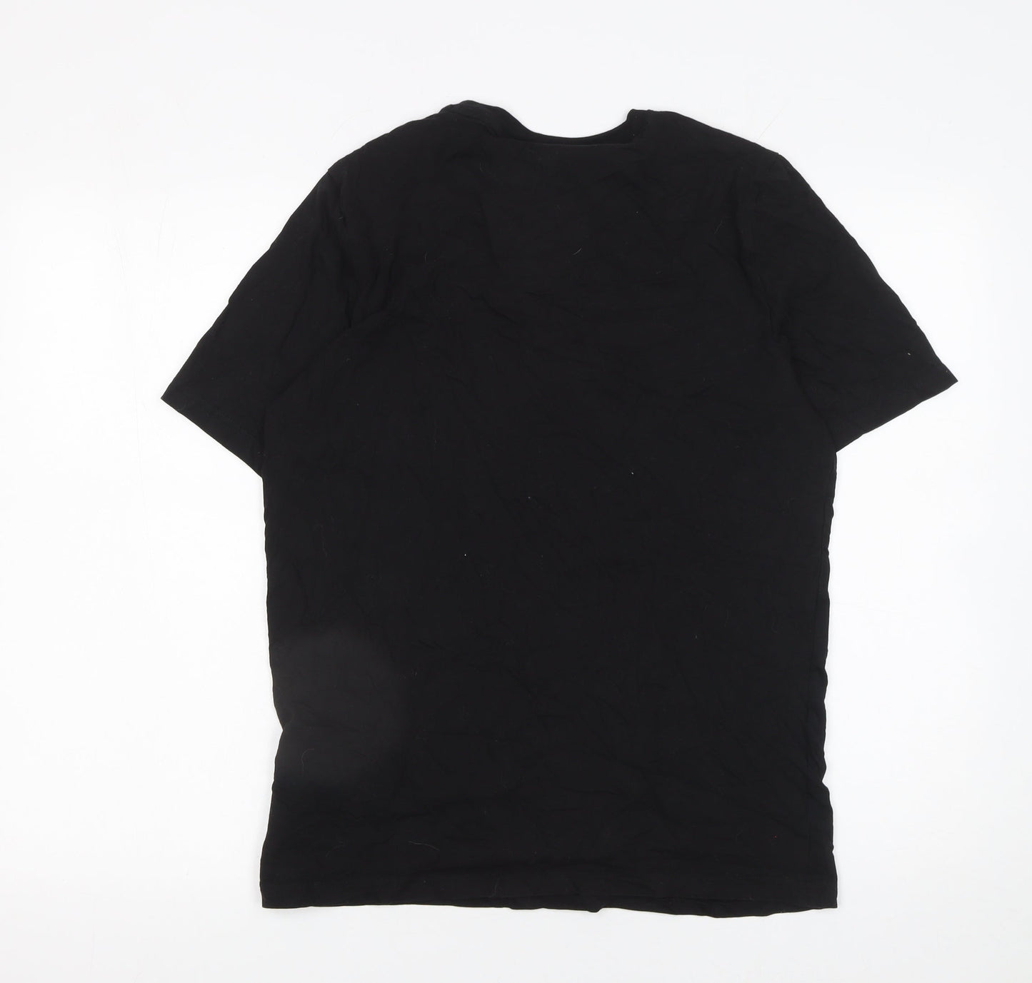 Puma Men's Black Short Sleeve Crew Neck Logo T-Shirt Size M