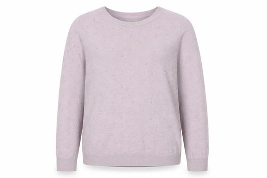 FatFace Women Purple Crew Neck Long Sleeve Knit Jumper Size 12