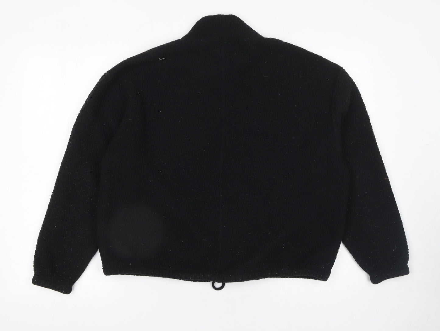 Nike Women's Black Therma-Fit Pullover Sweatshirt M Drawstring Fleece